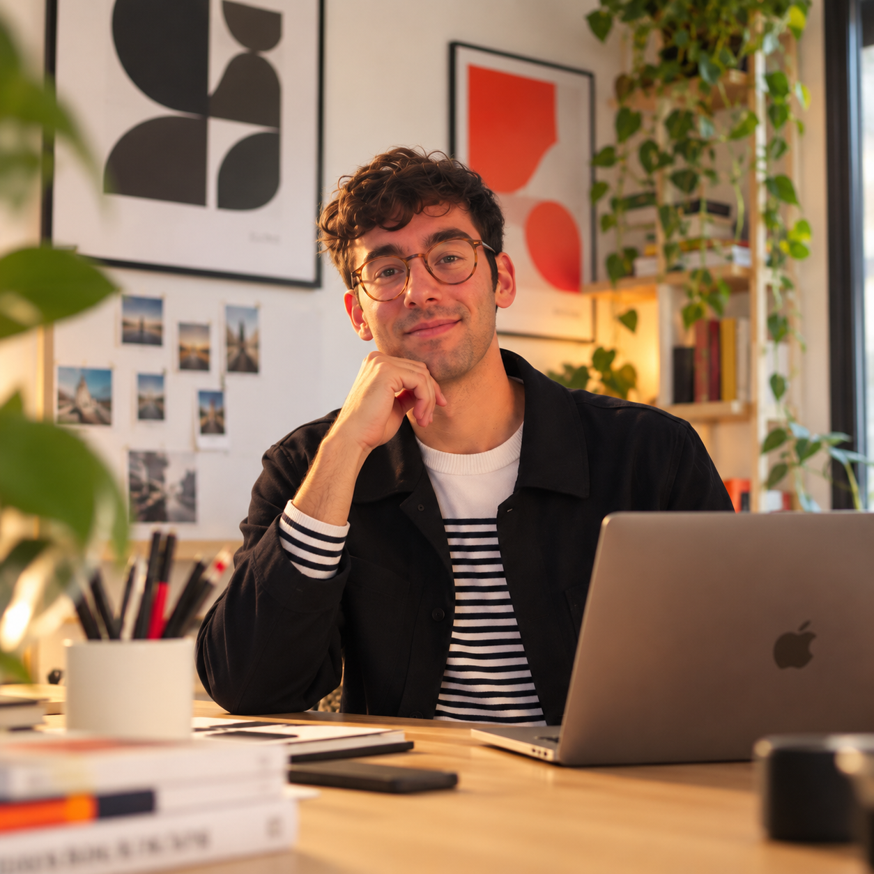 Portrait of Samuele Barbieri, graphic and motion designer